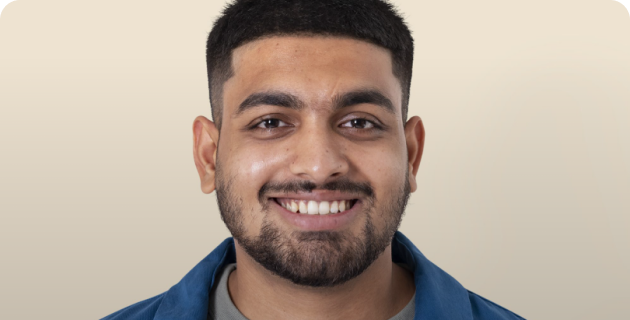 Man smiling after dental treatment